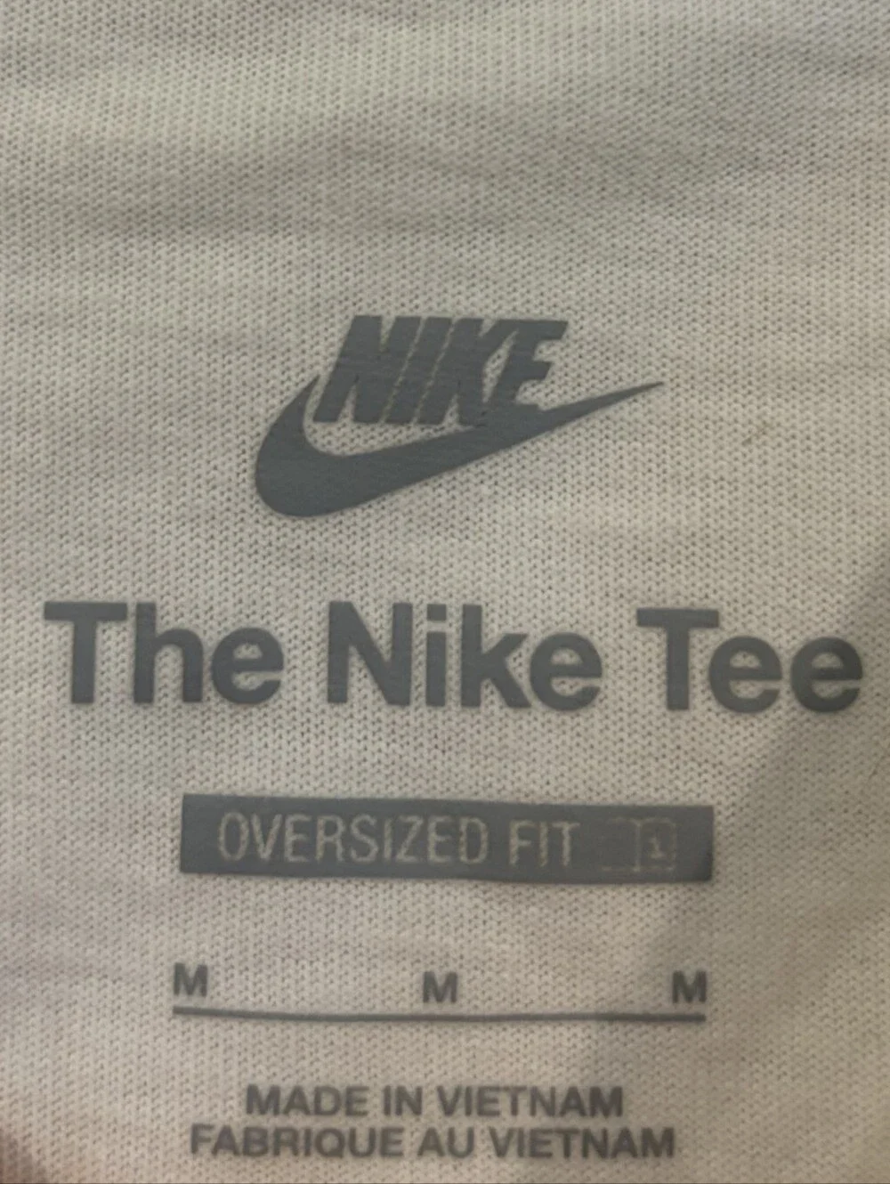 The Nike Tee Womens Oversized Fit Just Do It Rhinestone Bling Graphic T Shirt M